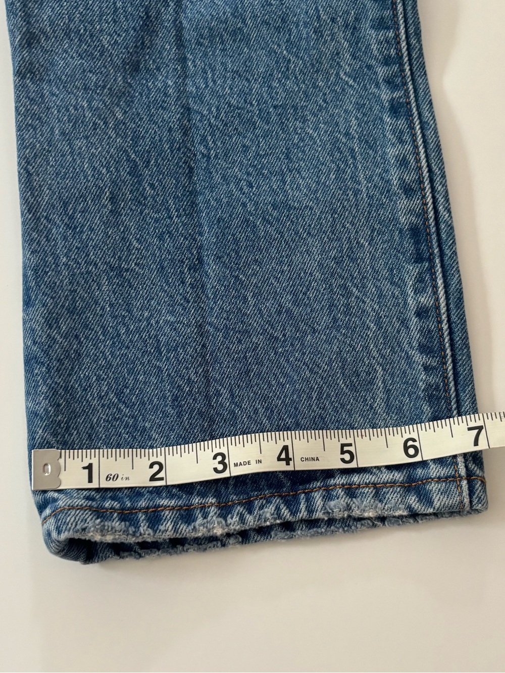Levi's 501 Women’s Strait Leg Blue Denim Jeans 27W30L - Picture 7 of 8